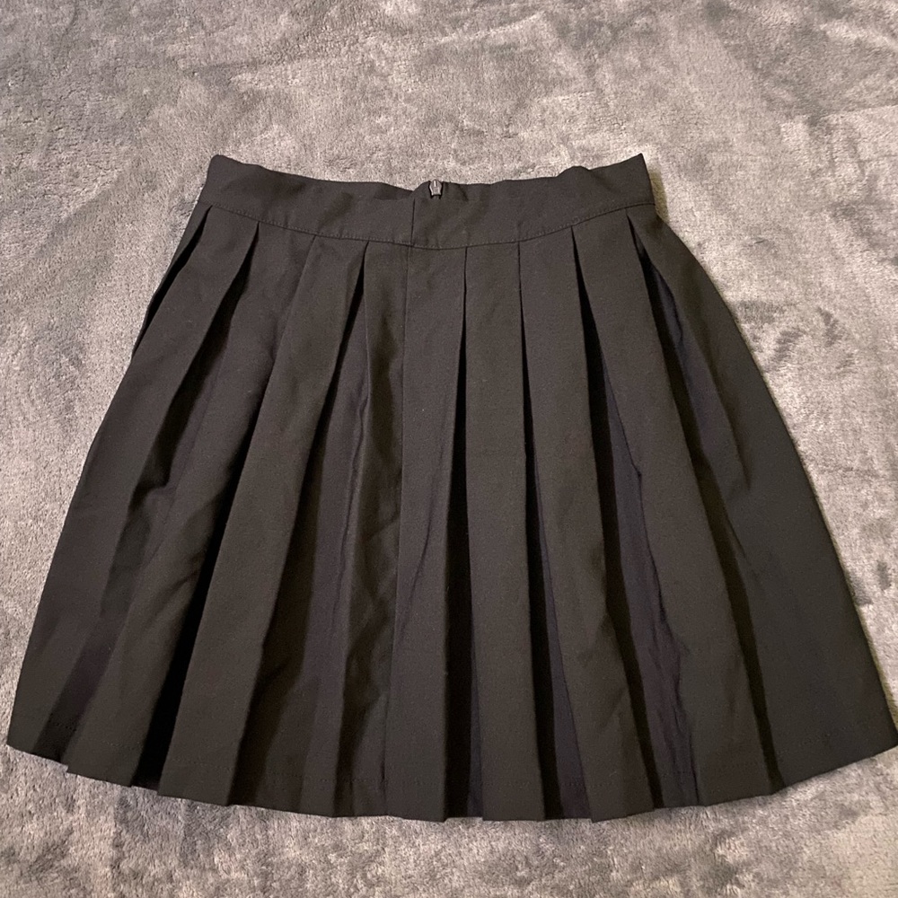 Pleated school girl skirt